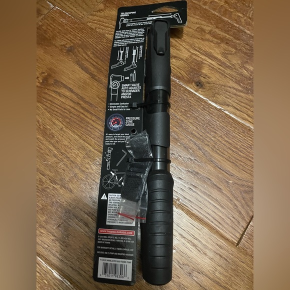 Bell AirBlaster 850 Dual Stage Frame Pump w Gauge Smart Valve 7116532 bicycle - Picture 4 of 4